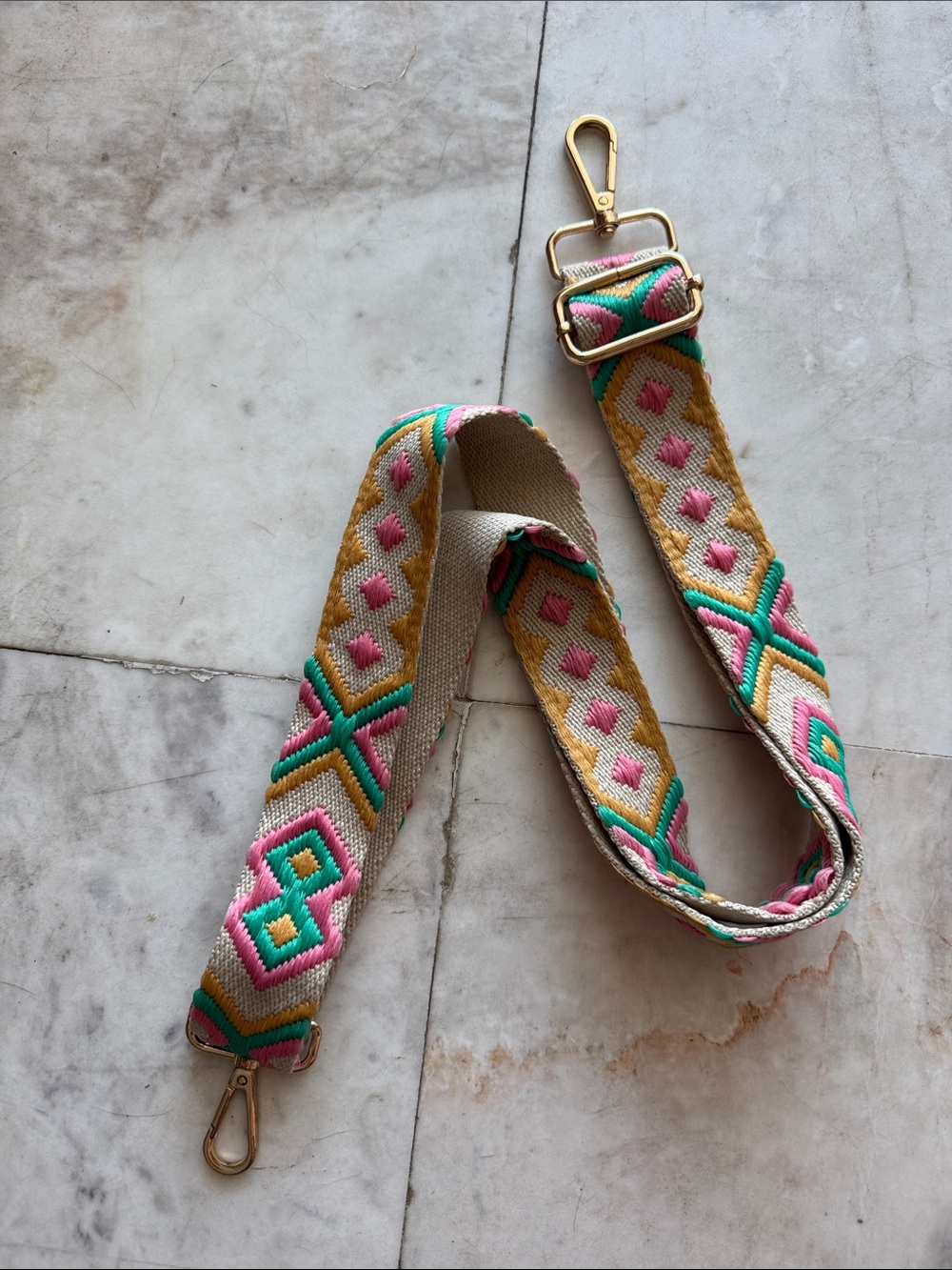 Sarah Cotton Embroidery Woven Boho Bag / Crossbody Strap
